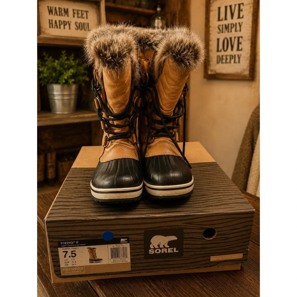 Sorely Tofino ll waterproof winter boots size 7.5